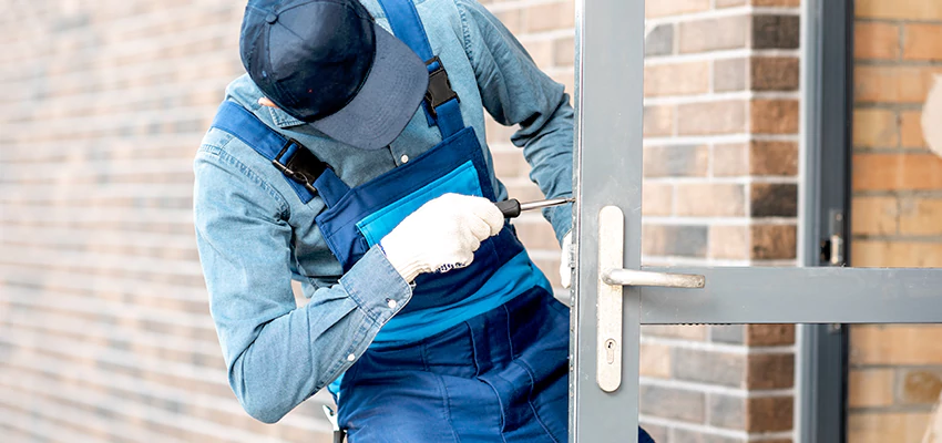 Pivot Storefront Door Locks Installation in Chino, California